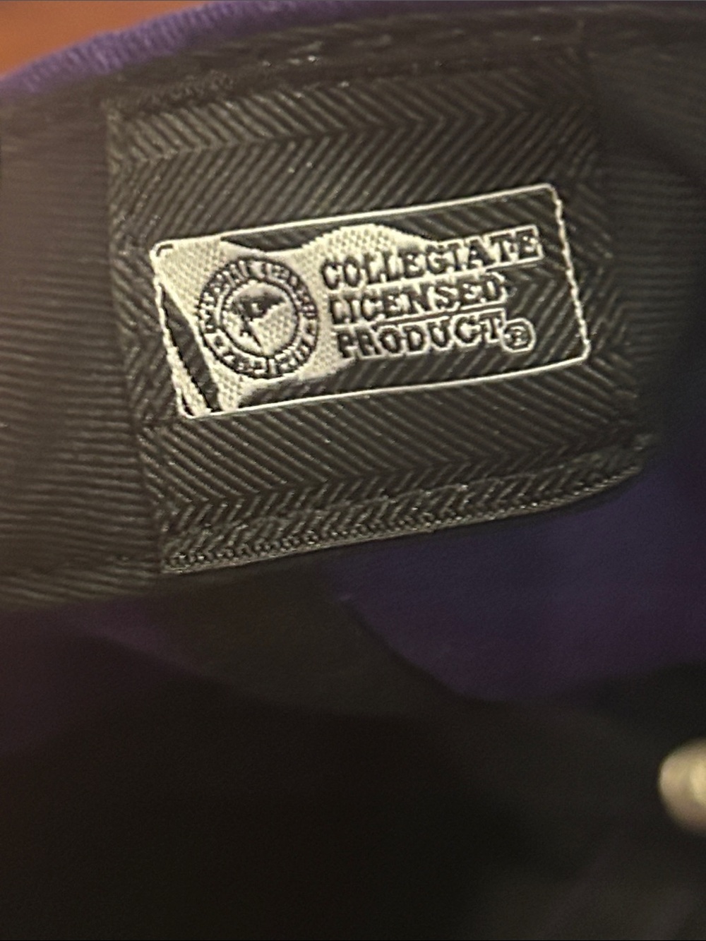 University Of Central Arkansas Bears UCA ‘47 Brand Purple Cap O/S Velcro New! - Picture 6 of 9